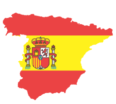 西班牙地图国旗